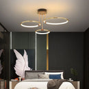 Black and gold LED ceiling light