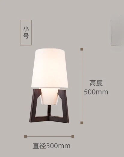 Japanese fabric floor lamp retro design for modern interiors - vue 10 sur 9