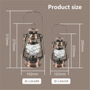 Portable retro rechargeable atmosphere lamp for camping and parties
