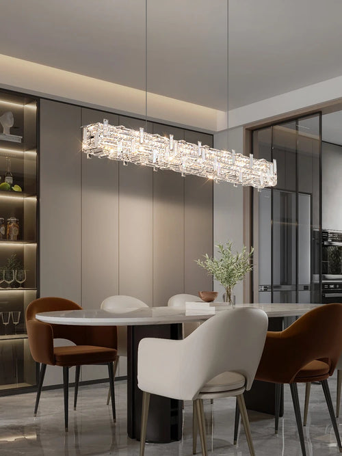 Design crystal chandelier for a modern and elegant space - vue 2 sur 8
