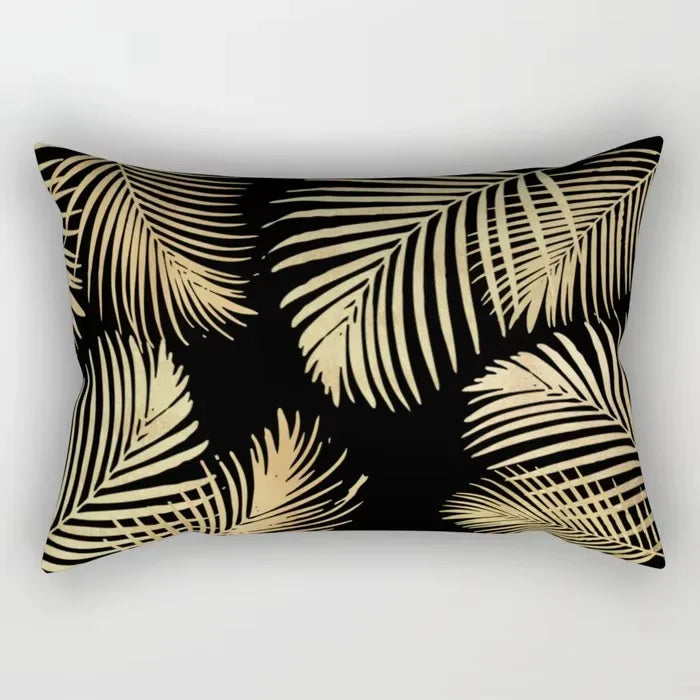 Decorative tropical printed cushion cover 30 x 50 cm