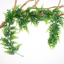 Artificial tropical plastic plants for indoor and outdoor decor