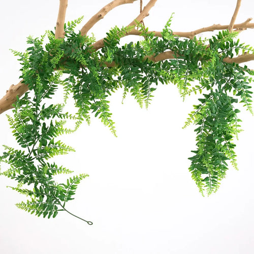 Artificial tropical plastic plants for indoor and outdoor decor - vue 4 sur 8