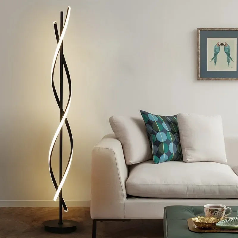 Vertical LED floor lamp desk light foom decor bedroom