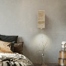Wabi sabi marble LED wall light for interior decoration