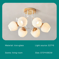 Creative flower chandelier nordic decoration for modern interiors
