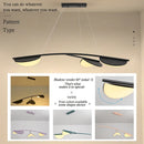 Modern decorative apricot leaf LED lamp for interiors
