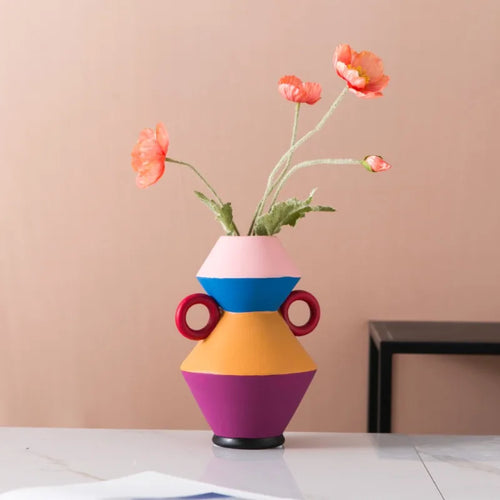 modern ceramic vase for elegant floral decoration - vue 2 sur 8