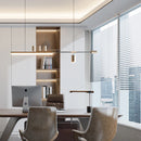 Modern suspended LED chandelier for interior decoration