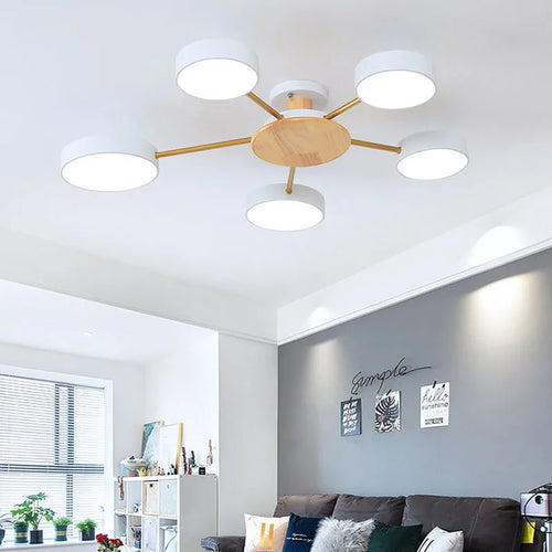 Modern creative LED ceiling light for interior decoration - vue 4 sur 25