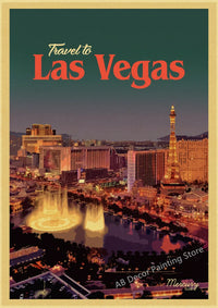 Vintage travel poster for travel enthusiasts