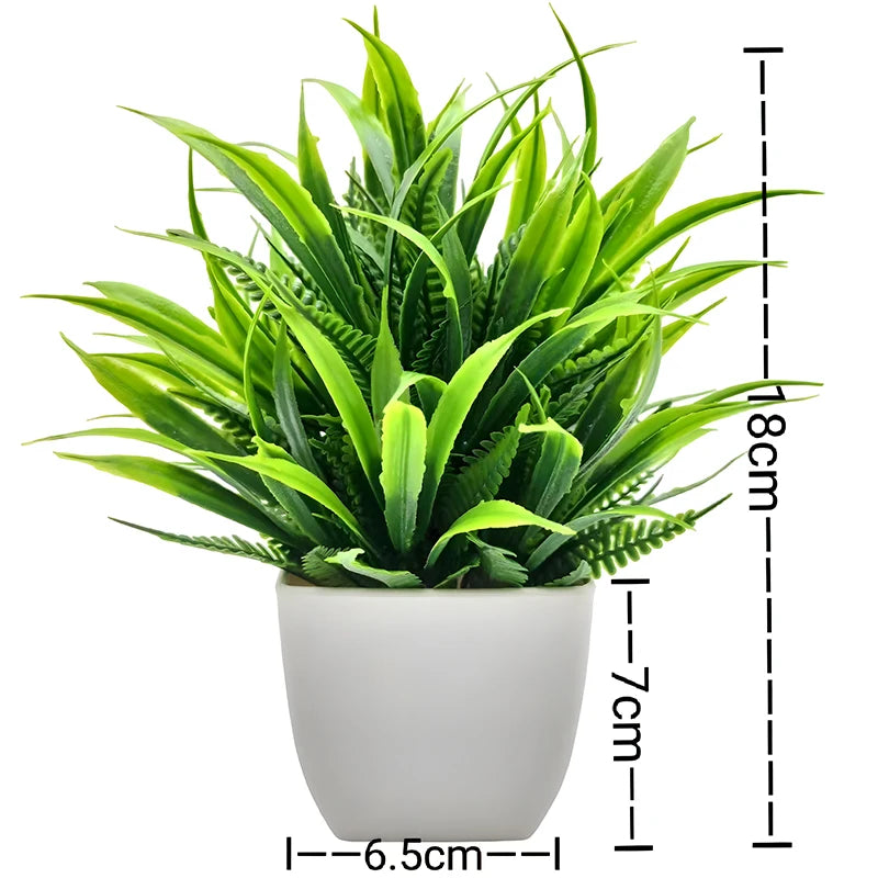 Artificial potted plant for office and garden decoration - vue 11 sur 45