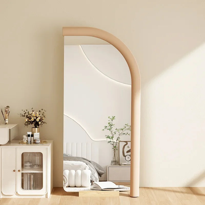 Luxury asymmetrical designer wall mirror for interior decor