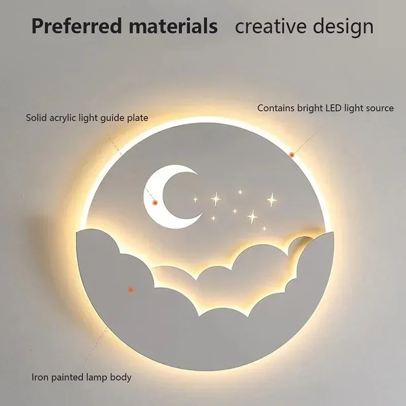 Modern LED wall light for decorative and ambient interiors - vue 5 sur 7