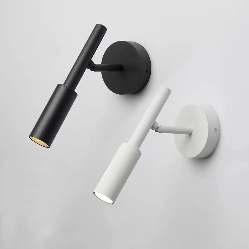 Modern rotatable long arm metal wall light - vue 5 sur 23