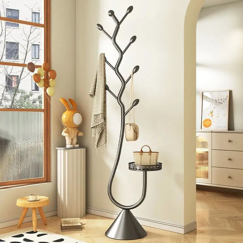 elegant floor coat rack for practical and stylish storage - vue 5 sur 9