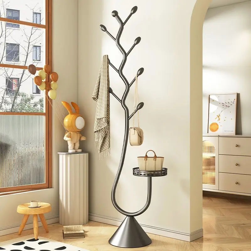 elegant floor coat rack for practical and stylish storage - vue 4 sur 9