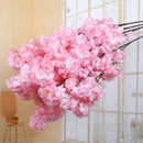 Artificial cherry blossom flowers for wedding decoration and DIY
