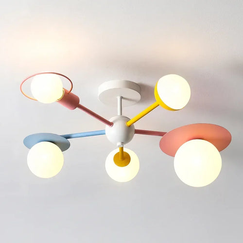 Nordic princess cartoon LED children's chandelier