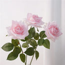 Artificial latex rose branch for decoration and gifts
