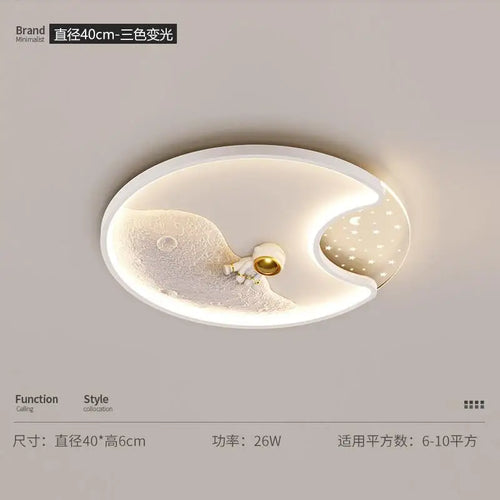 Decorative children's LED ceiling light for baby room - vue 9 sur 12