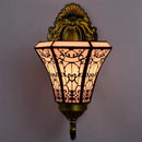 Tiffany retro mirror sunflower single head wall lamp