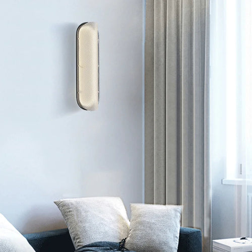 Modern nordic long strip wall light luxury hotel artistic decor - vue 4 sur 6