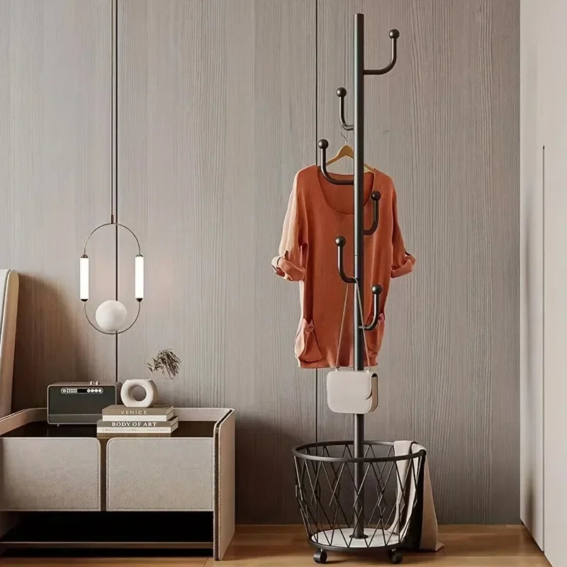 modern nordic minimalist metal floor coat racks