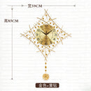 unique metal european design pendulum wall clock