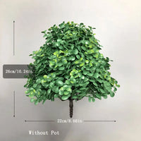 Artificial eucalyptus tree for indoor and outdoor decoration