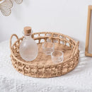 woven wicker fruit basket for decoration and storage