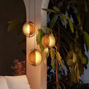 Wabi sabi wooden pendant light for modern interior decor