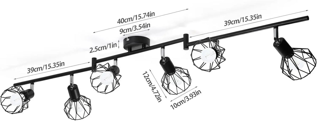 LED E14 ceiling light rotating 350 °, spotlight wall light, suitable for kitchen, living room, bedroom LED wall lights