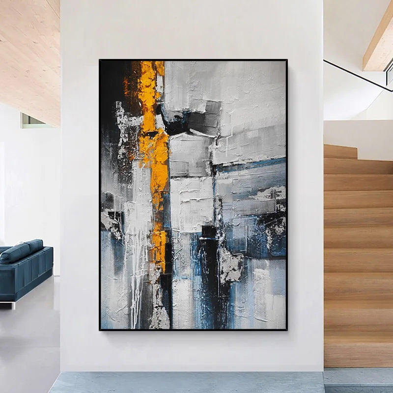 customizable abstract oil painting for interior decoration