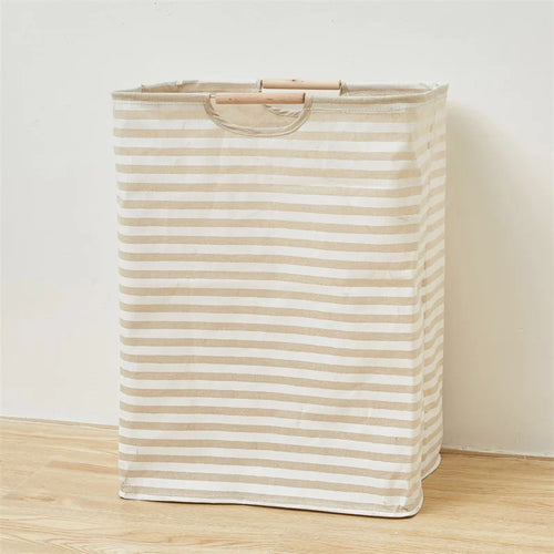 foldable storage basket for dirty laundry with handle - vue 10 sur 12