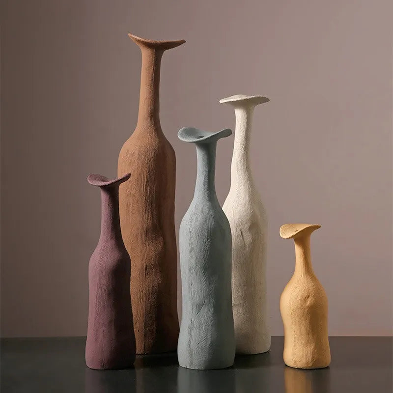 Nordic modern decoration vase flower arrangement simple art