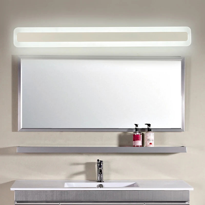 Modern waterproof acrylic LED mirror lamp - vue 5 sur 6