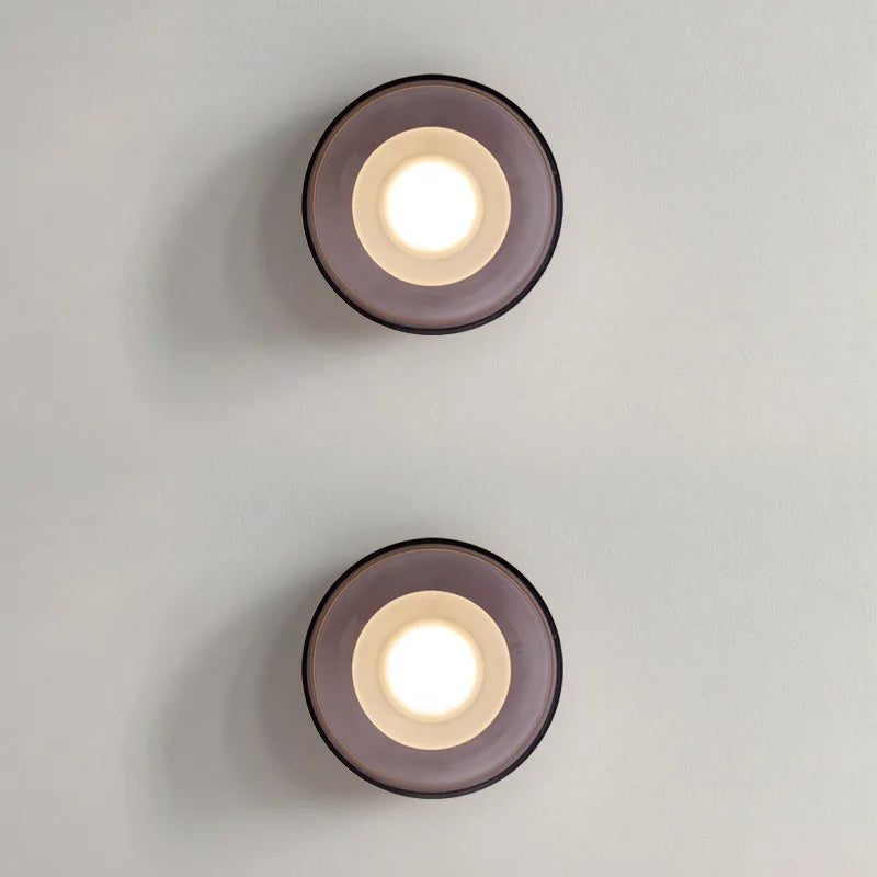 Bowl shaped LED wall light for hotel lighting