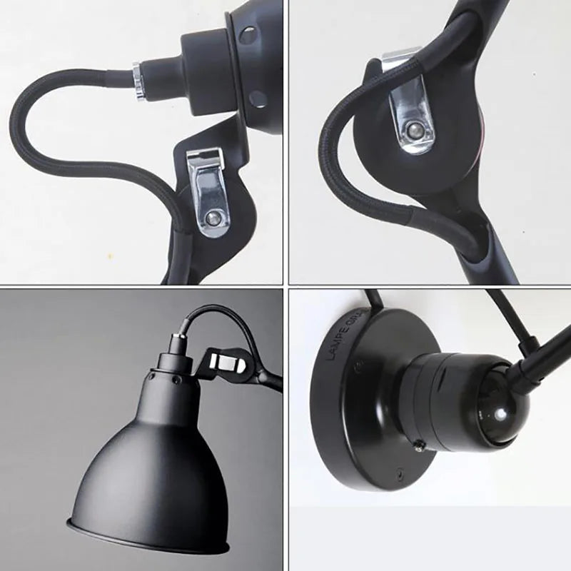 Modern wall light with plug for hotel and office - vue 5 sur 23