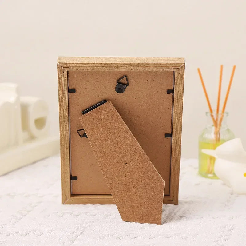 Free customized photo printing and frame, high-end solid wood frame production, customized gift for friends, family photo group - vue 5 sur 12