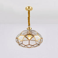 Modern American style copper ceiling light for creative and simple interiors