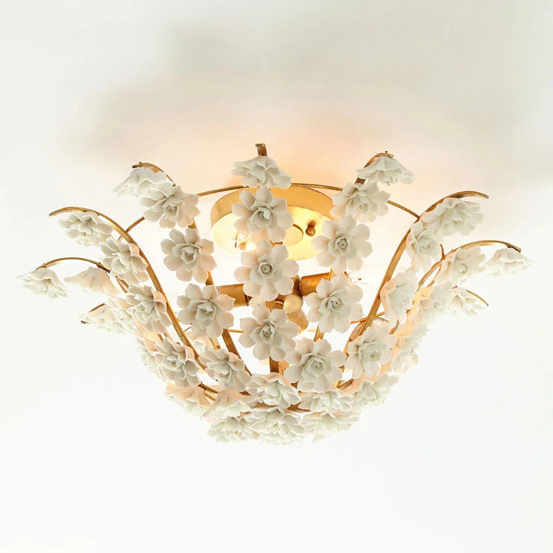 Retro royal empire style chandelier with integrated LED - vue 7 sur 7