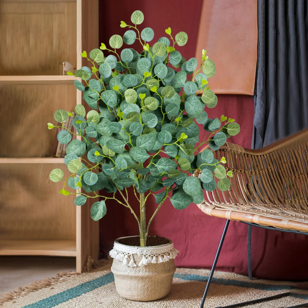 Artificial eucalyptus plants for indoor and outdoor decoration