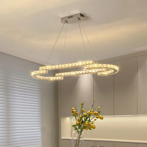 Italian style crystal chandelier for home decor 2024 - vue 6 sur 13