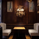 Retro American style crystal loft chandelier for bar and restaurant