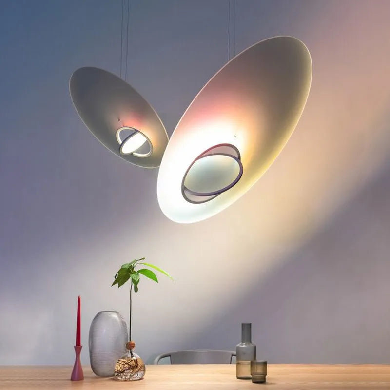 Nordic space satellite pendant light