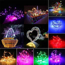 Usb led copper silver string lights for party decorations