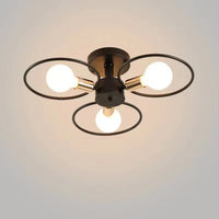 Modern decorative colour-changing LED ceiling light