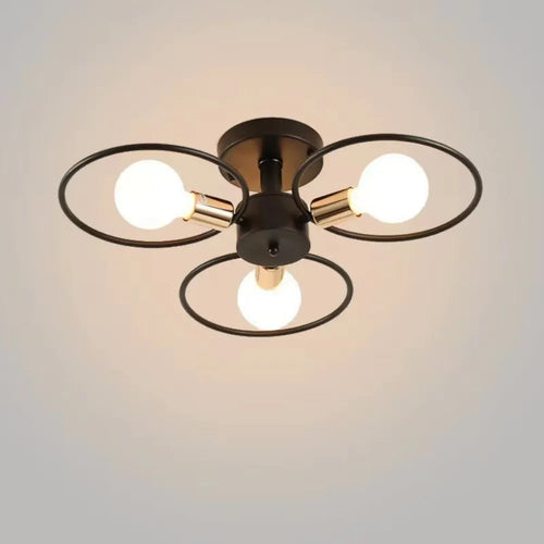 Modern decorative colour-changing LED ceiling light