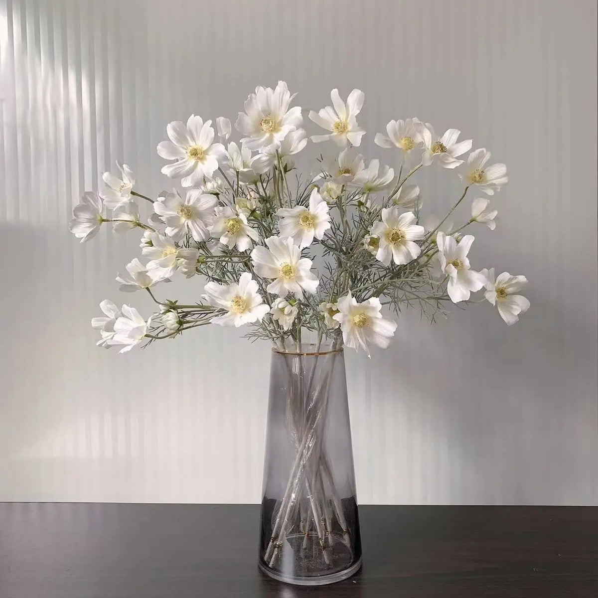 fleur artificielle marguerite blanche pour décorations et cadeaux - vue 4 sur 24